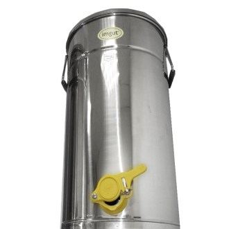 Abfüllkübel 100 kg aus Edelstahl
